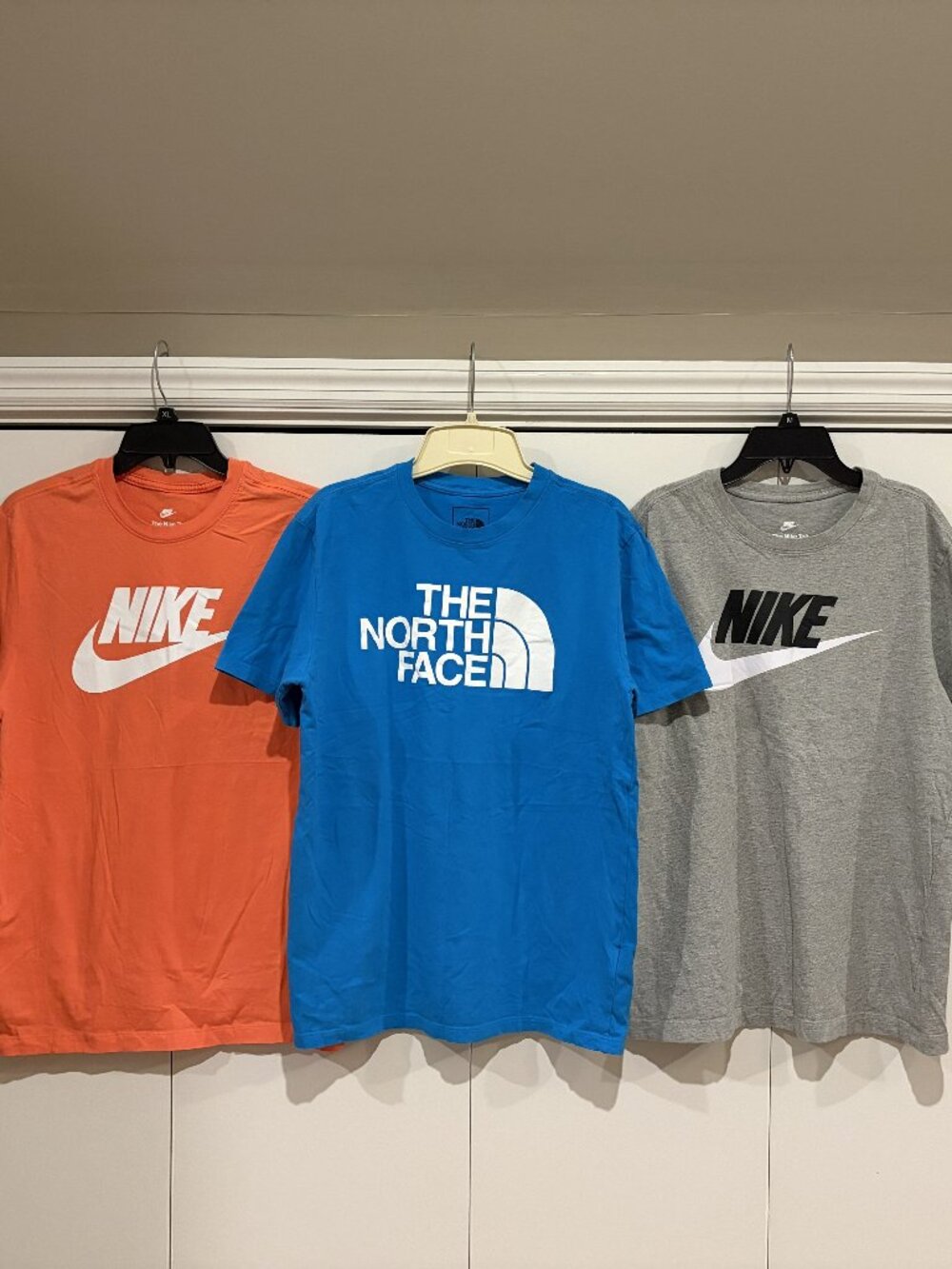 Set of 3 Men's Size Medium Tees - Includes: Nike and The North Face